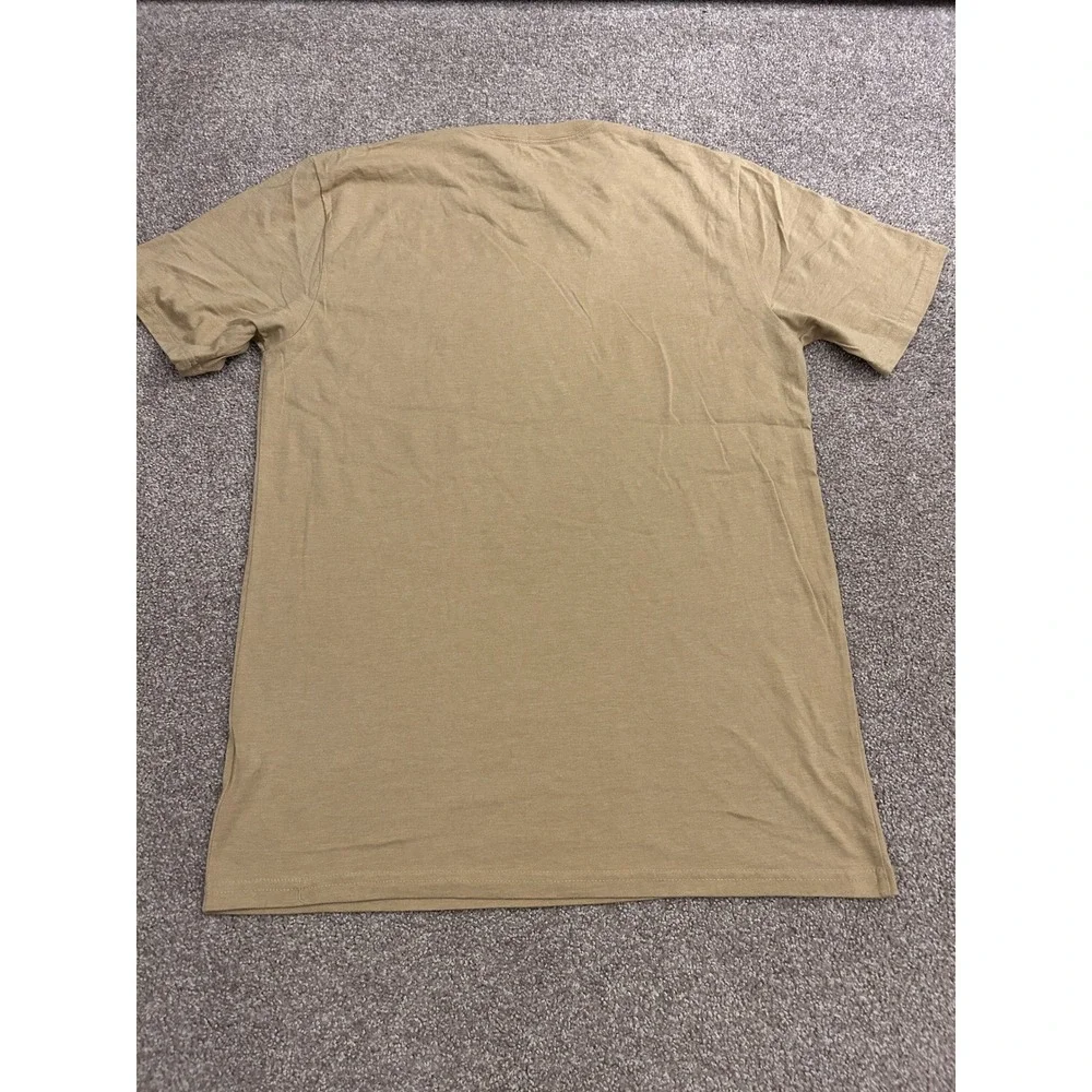 The North Face Graphic T-Shirt Mens Medium Tan Khaki Excellent Half Dome Logo